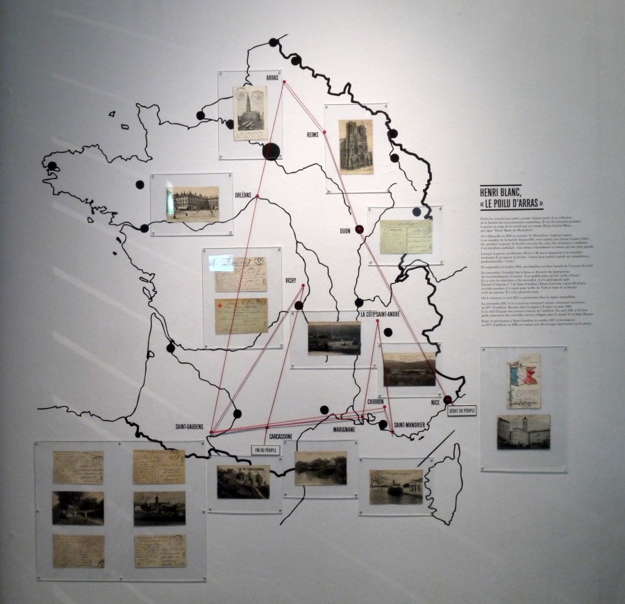 Cartes postales envoyes par Henri Blanc