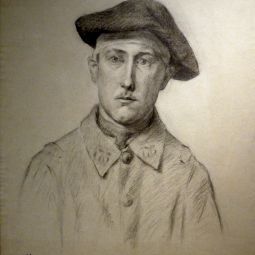 Portrait d'un soldat chasseur alpin