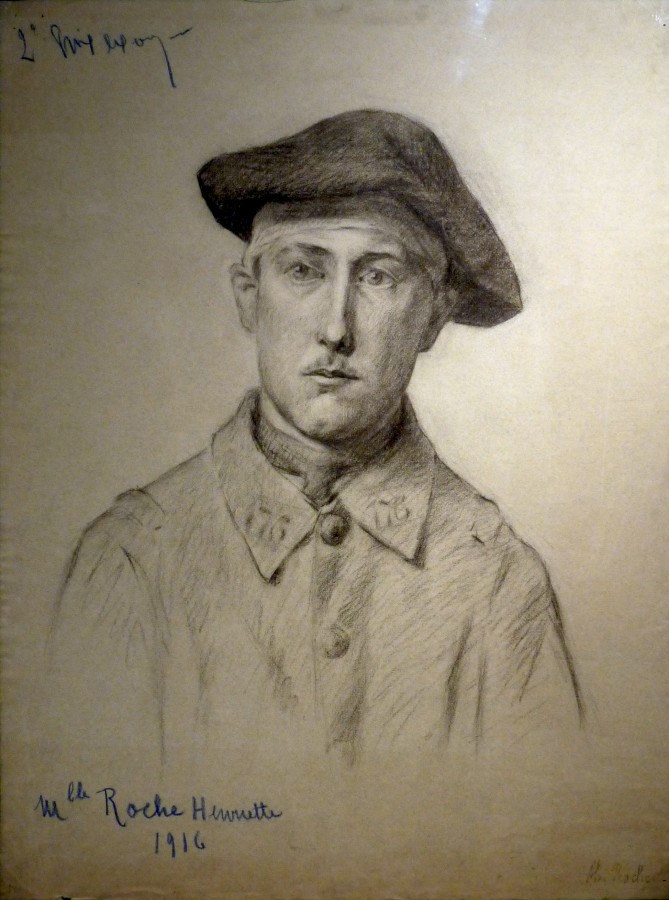 Portrait d'un soldat chasseur alpin