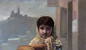 Petite italienne au quartier du Panier - Anthony Regnier (1835-1909)