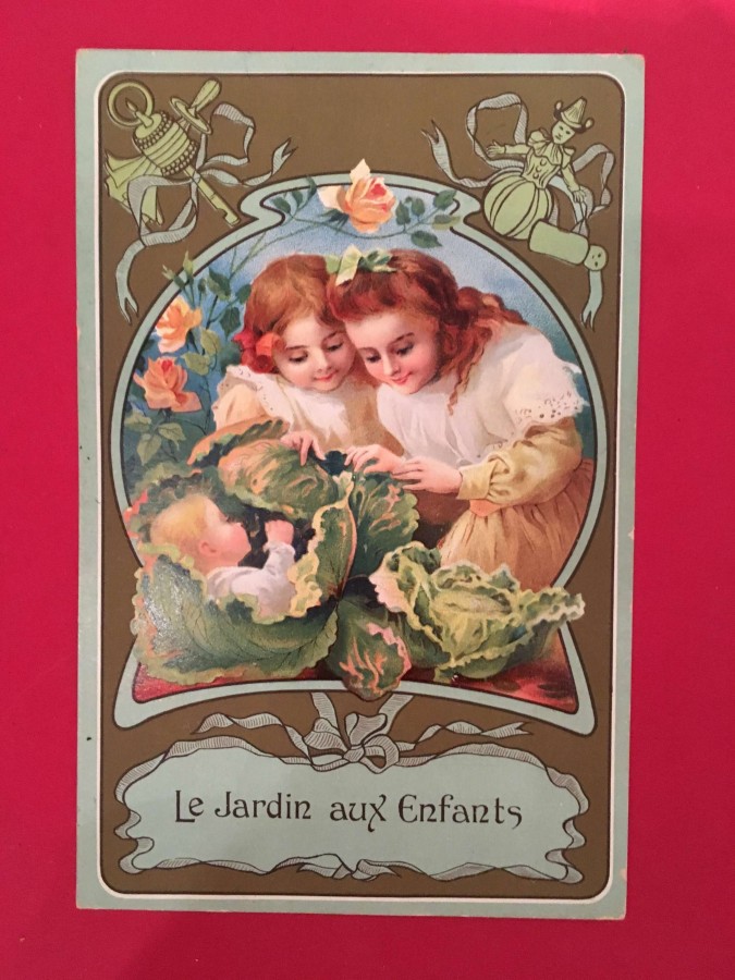 Carte publicitaire, Le Jardin aux enfants (coll. part.)