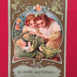 Carte publicitaire, Le Jardin aux enfants (coll. part.)