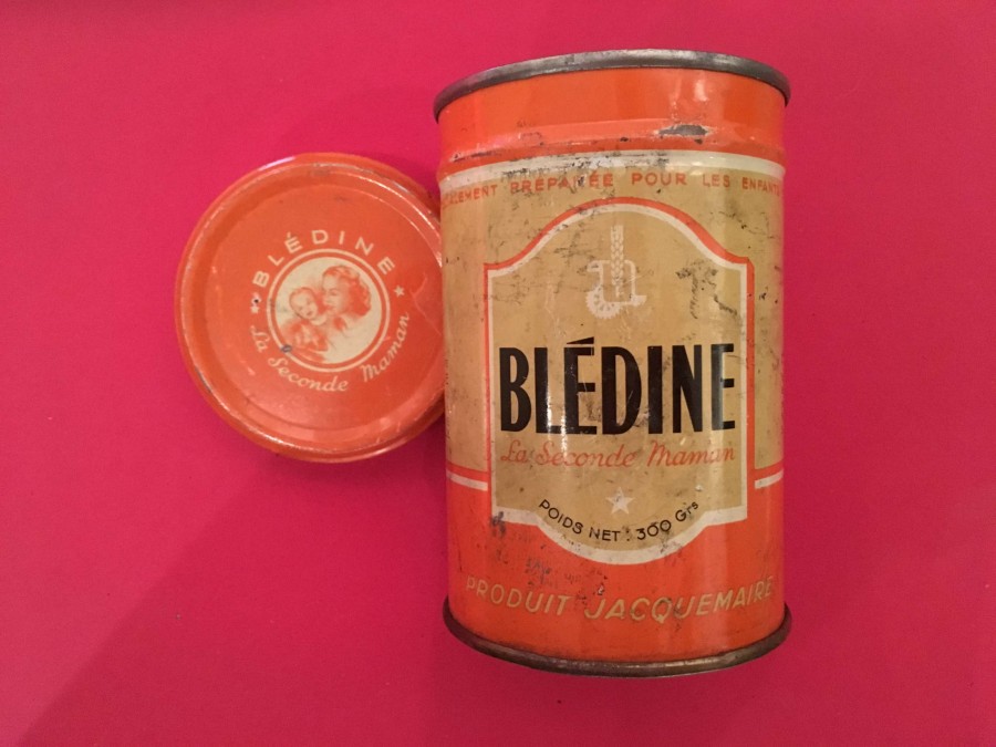 Bldine, la seconde maman boite en mtal, [annes 1950], (coll. part.)