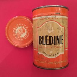 Bldine, la seconde maman boite en mtal, [annes 1950], (coll. part.)
