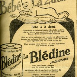 Publicit pour la Bldine, dans 