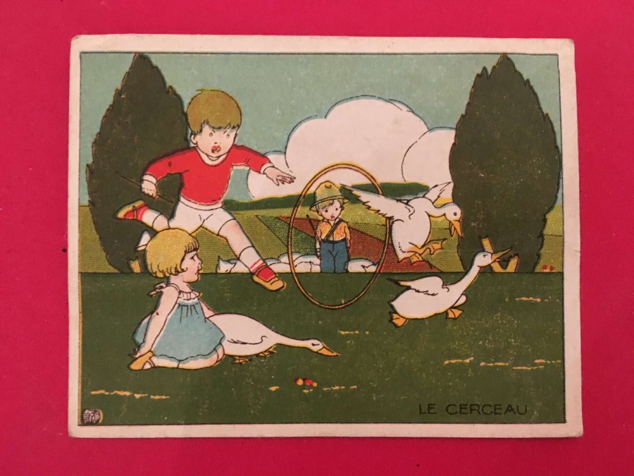 Carte publicitaire pour la phosphatine Fallires (coll. part.)