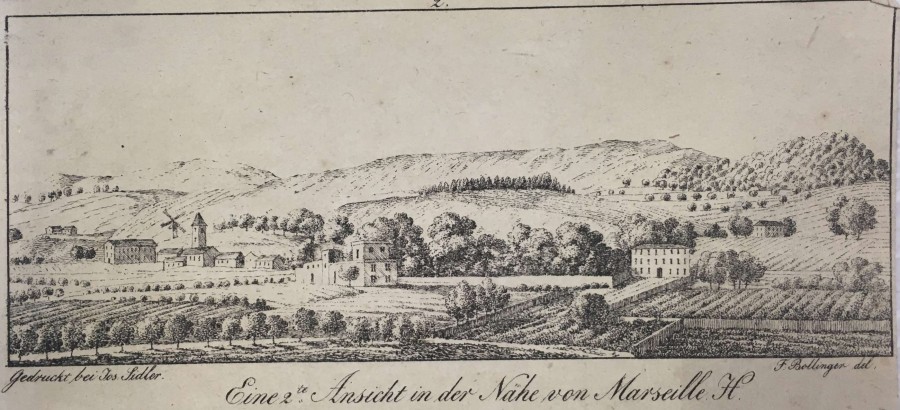 BOLLINGEr, vue du terroir marseillais (AMM, 30 II 79 4 bis)