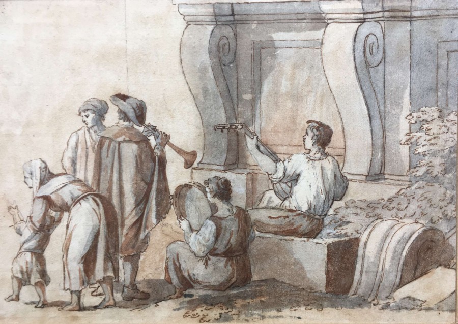 ANONYME, les musiciens, XVIIIeme sicle (coll. part.)