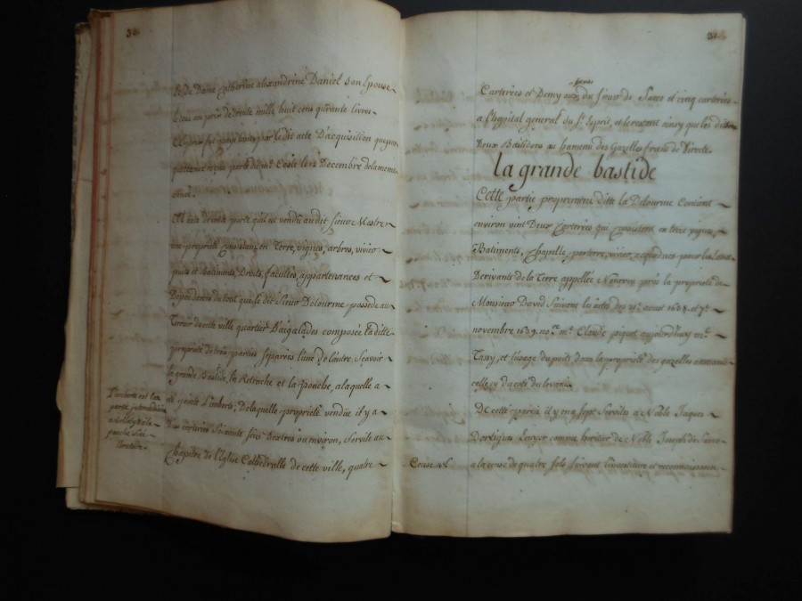 Prcis des titres de la seigneurie des Aygalades (AMM, 114 II 2)