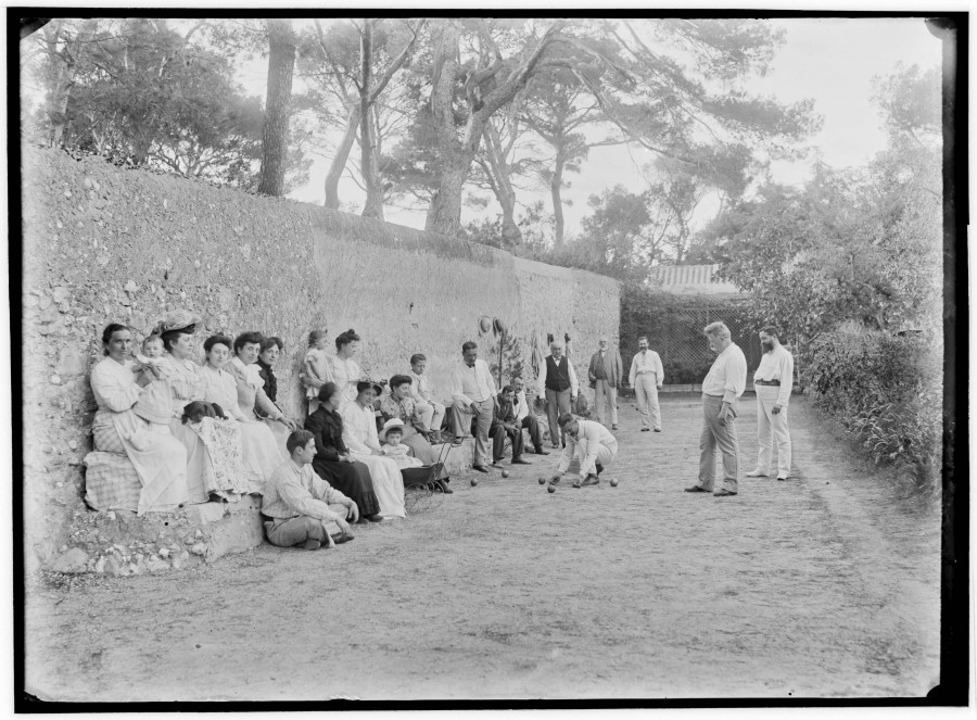 Edouard CORNET, la partie de boules chez les Weill, vers 1903 (AMM, 115 Fi 390)