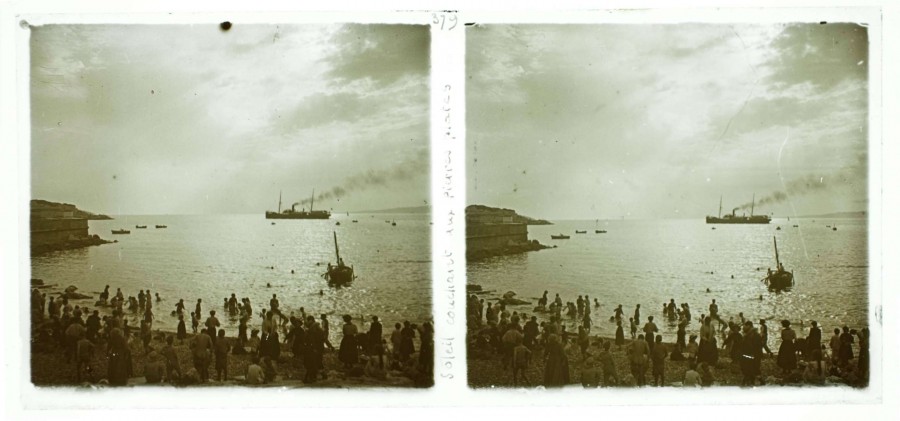Edouard MICHEL (1871 - vers 1951), les Pierres-Plates, [dbut XXeme sicle], photographie stroscopique positive sur plaque de verre 6 x 13 cm (AMM, 132 Fi 170) 