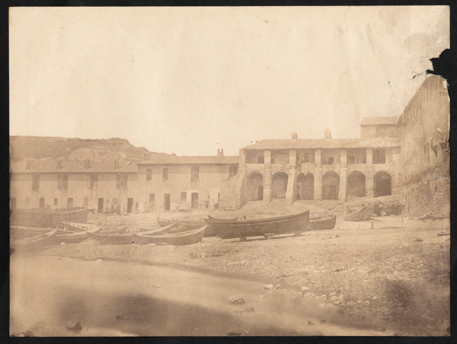 ANONYME, l'anse des Catalans, [vers 1850] tirage sal contrecoll sur carton (AMM, 2 Fi 136)
