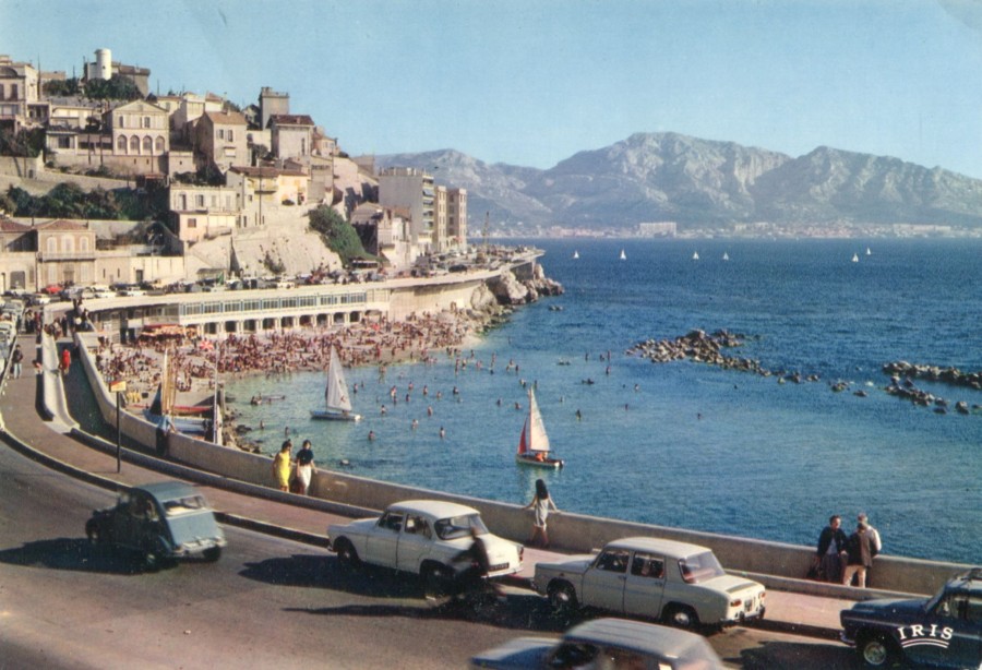 ANONYME, la plage du Prophte, [vers 1960], carte postale (AMM, 15 Fi 141)